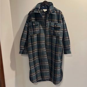 Anthropologie Flannel "shacket"